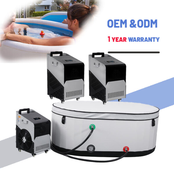 1/2HP 1HP Ice Bath Chiller Water Chiller Cold Plunge Chiller with Tub