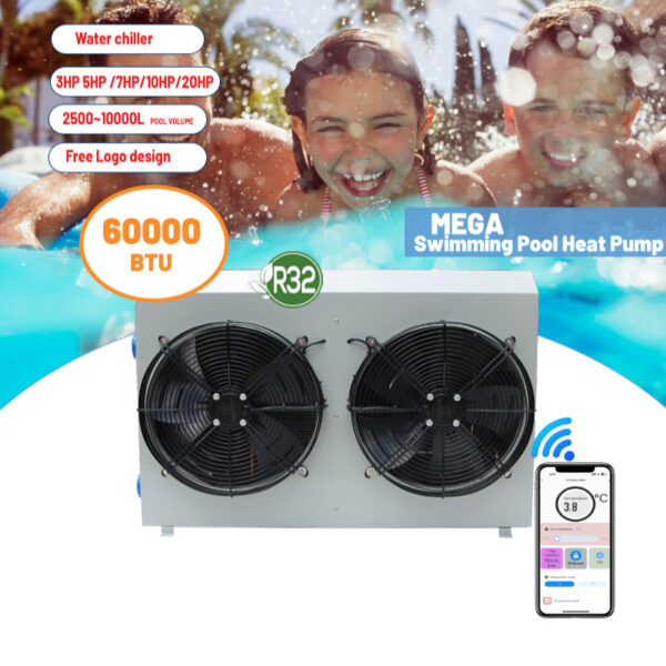 High Efficiency Swimming Pool Chiller Cooling Heating Pump