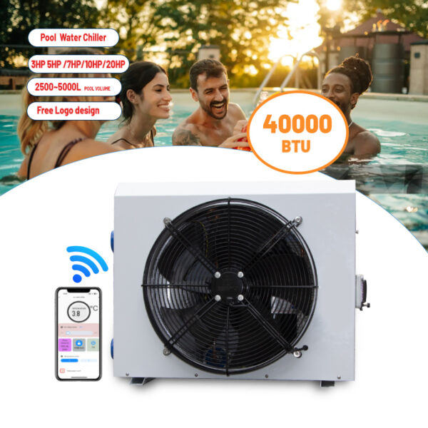 Large Pool Chiller Swimming Pool Heat Pump Water Chiller Heater Cooler